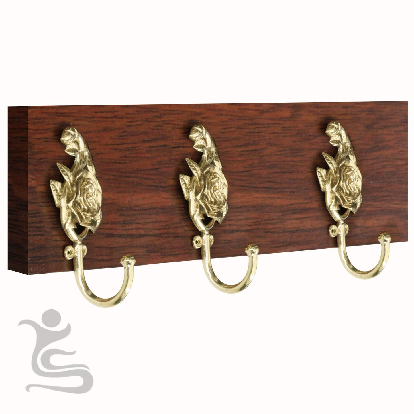 Leaf and flower Brass Hook