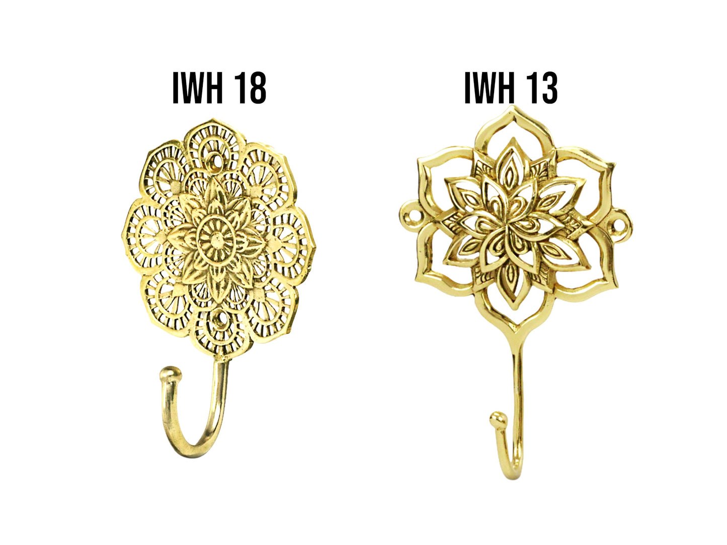 Mandala Brass Hook