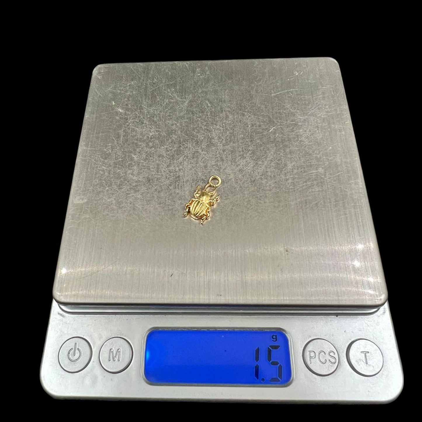 10 pcs brass charm bugs