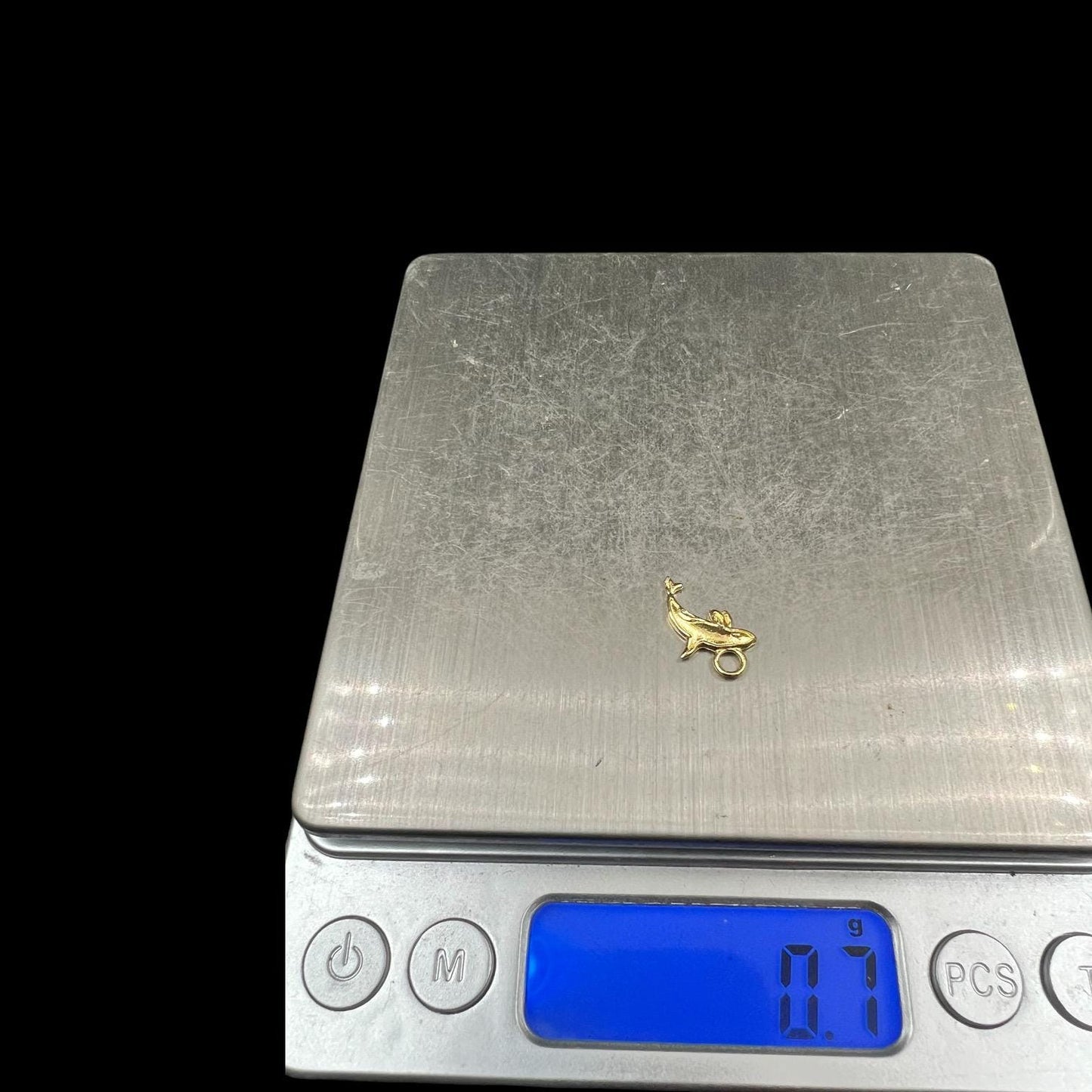 10 pcs brass charm sea horse