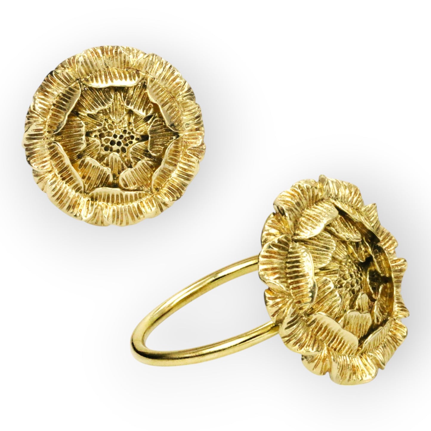 Bali and Roses Brass Napkin ring