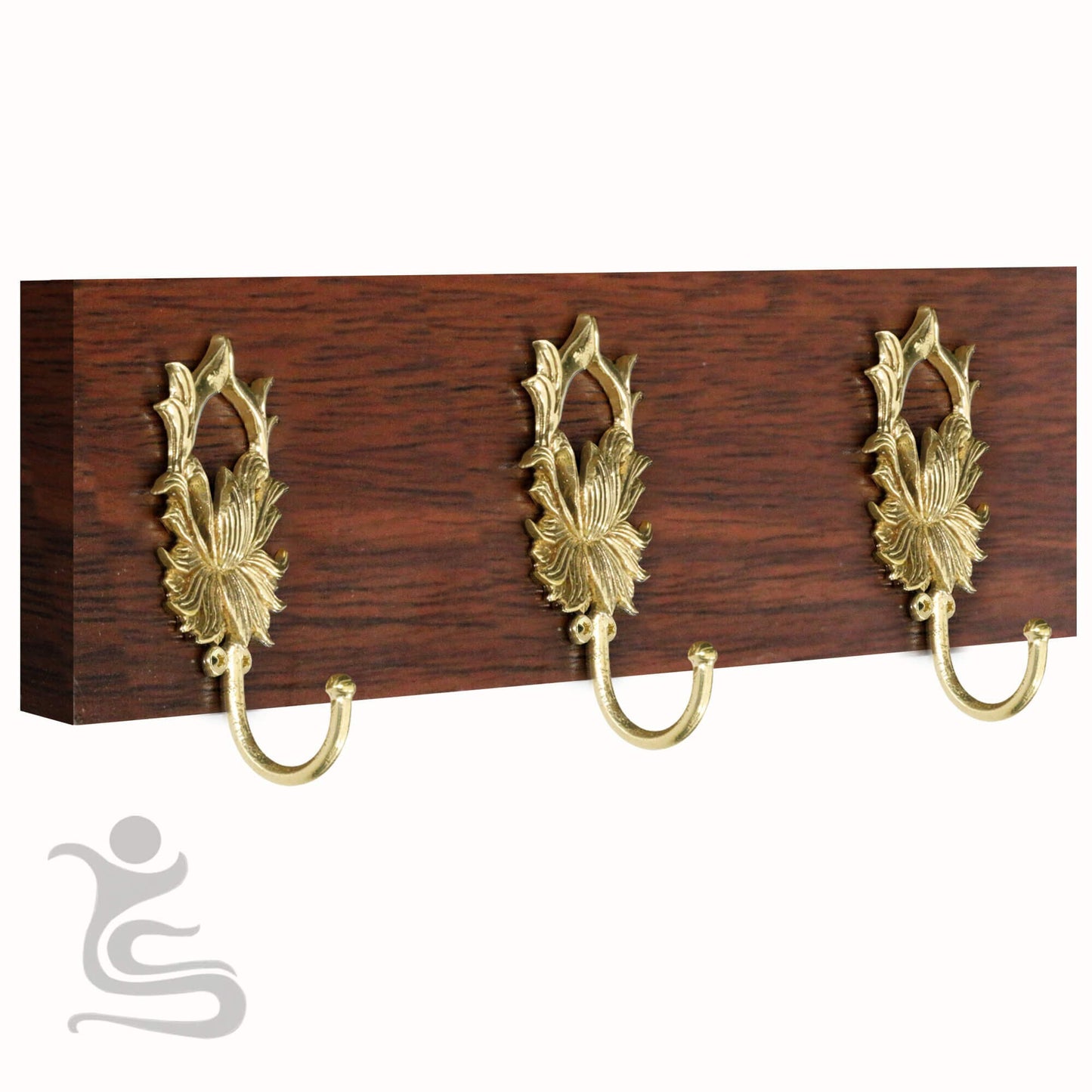 Leaf and flower Brass Hook