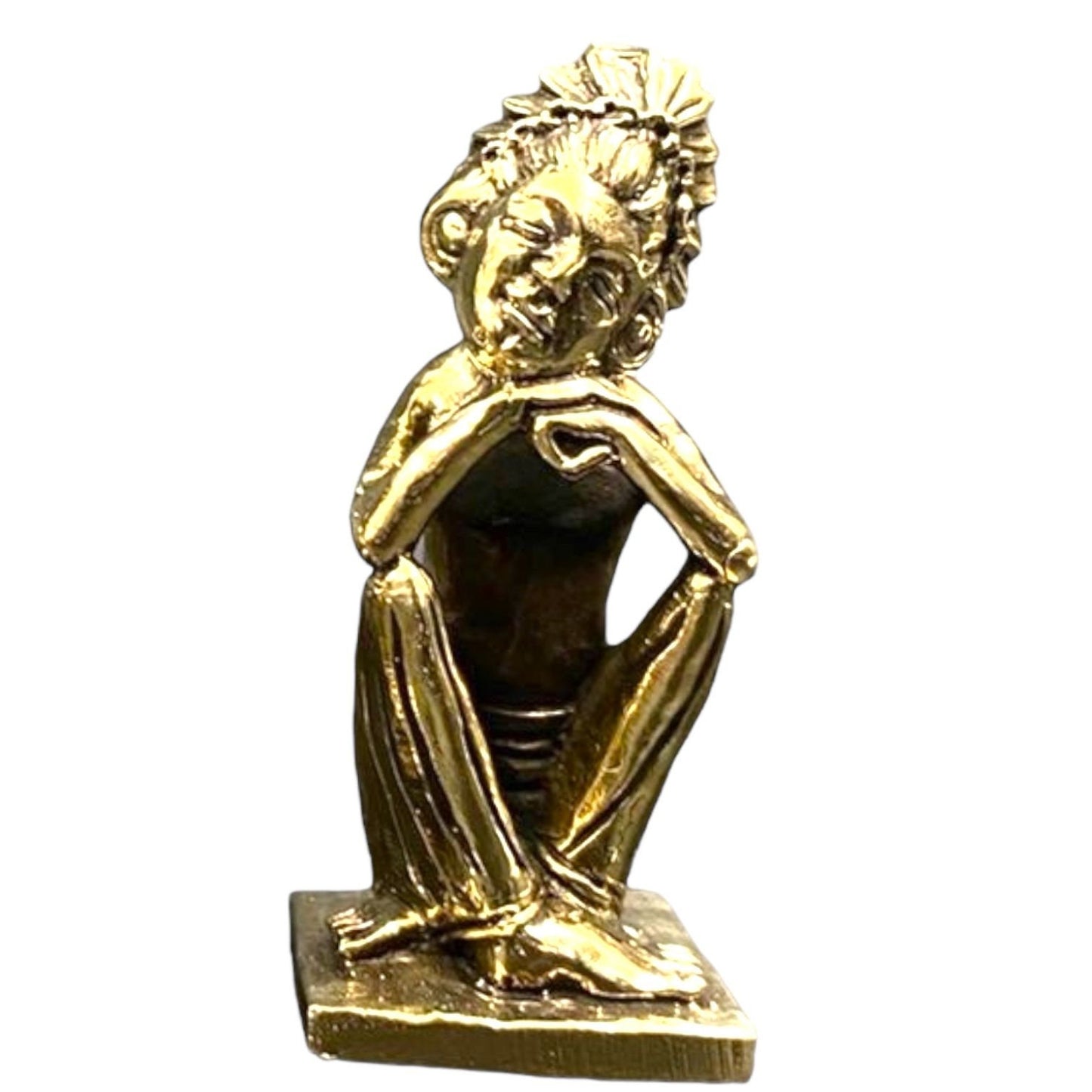 Balinese Couple Brass figurine