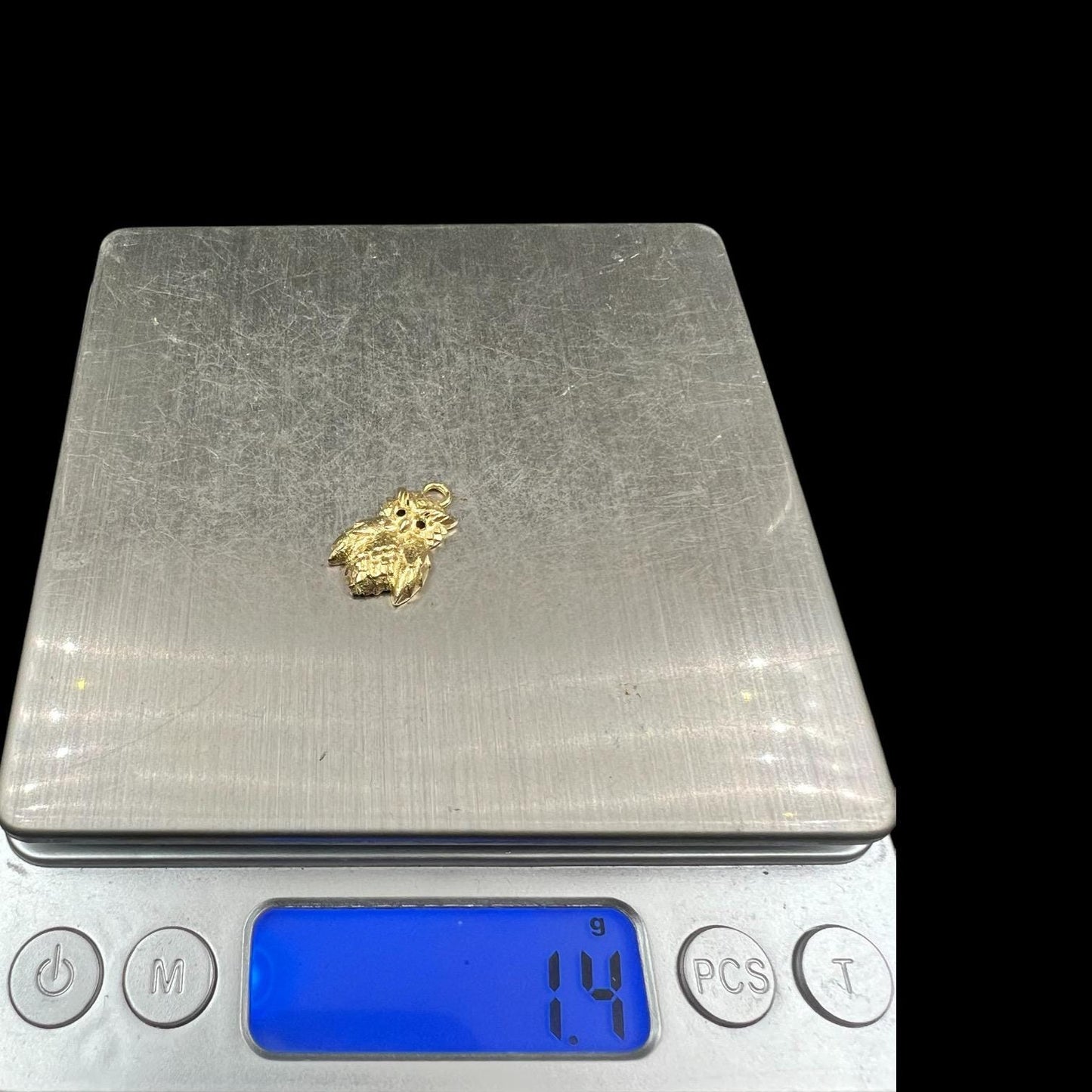 10 pcs brass charm owl