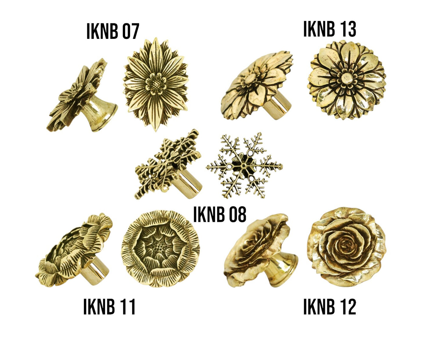 Rose flower decorative brass pulls , drawerpull, brawet knobs