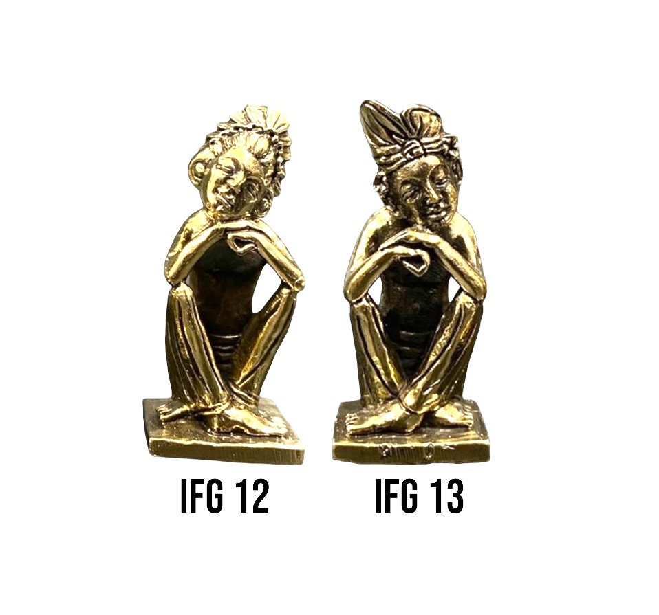 Balinese Couple Brass figurine