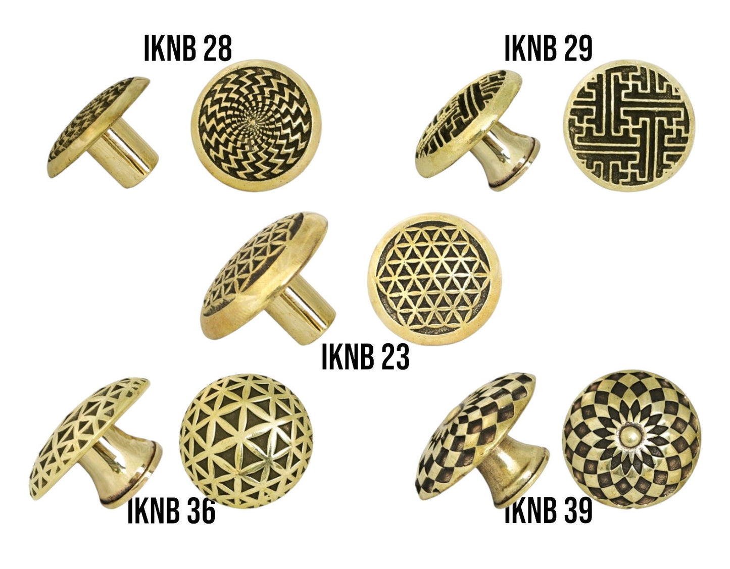 Geometric designs of drawerpulls and knob