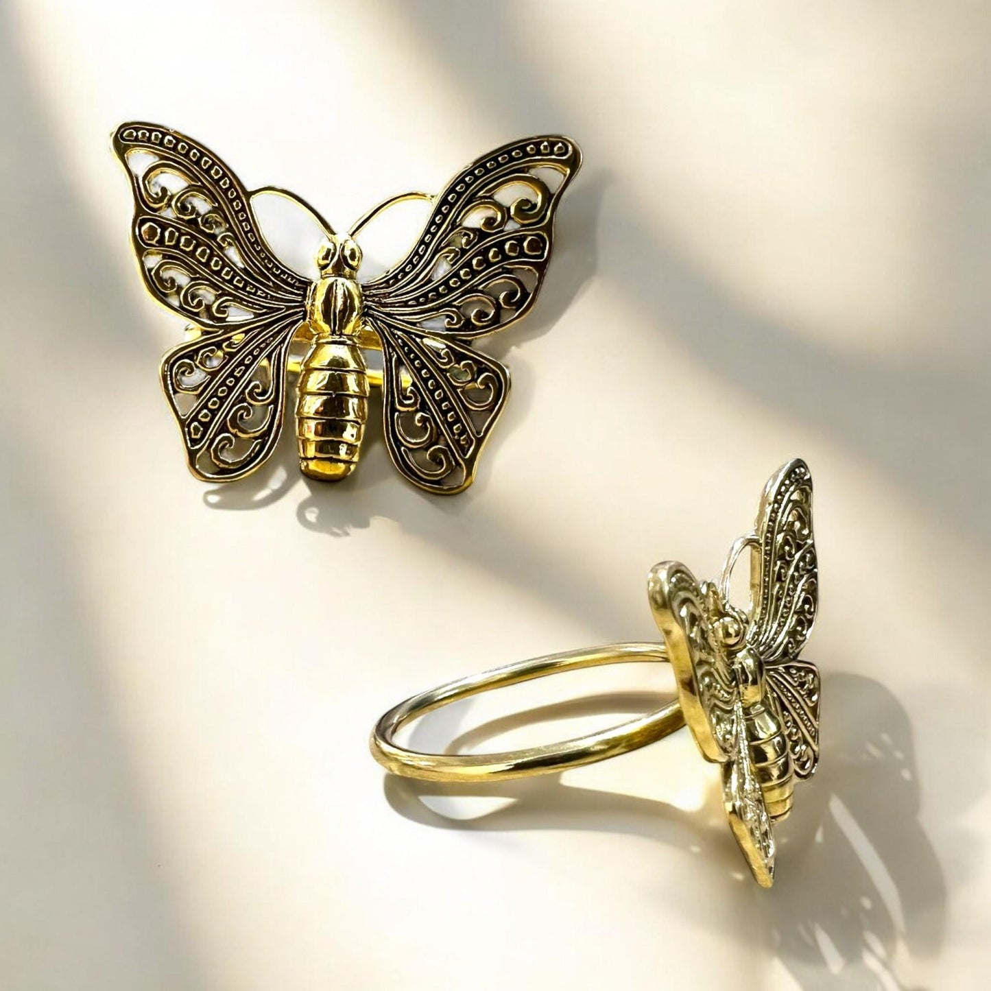 Intricates Brass Napkin ring
