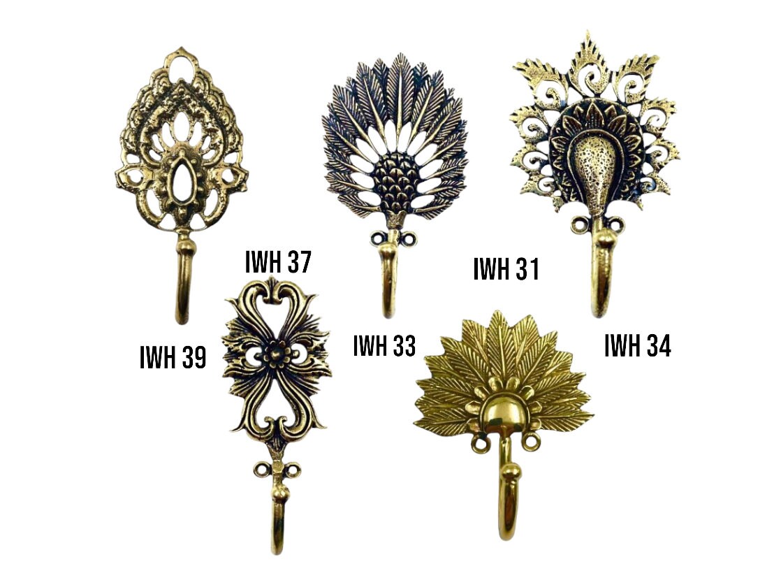 Intricate  Brass Hook