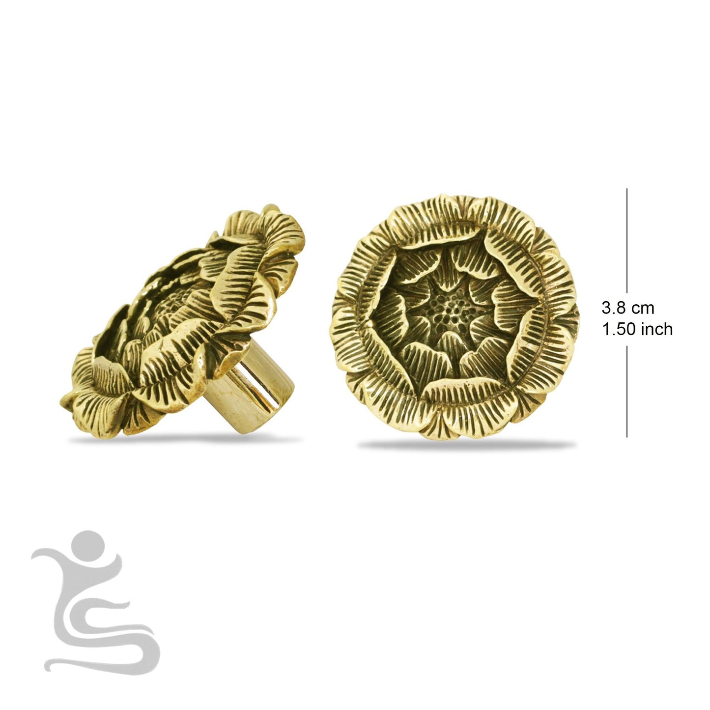 Rose flower decorative brass pulls , drawerpull, brawet knobs