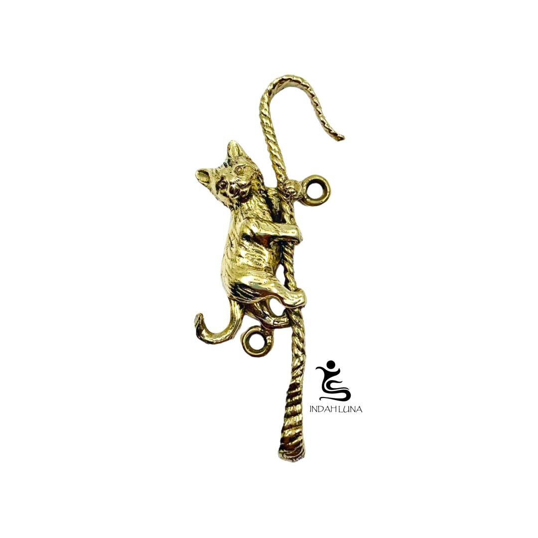 Tiny Decorative Brass Hook