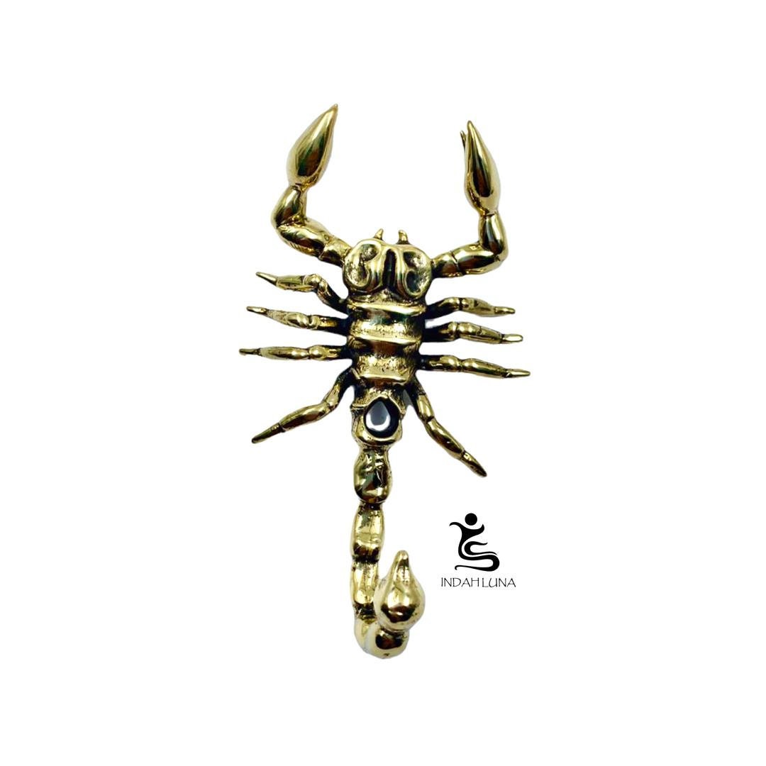 Tiny Decorative Brass Hook