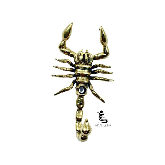 Tiny Decorative Brass Hook