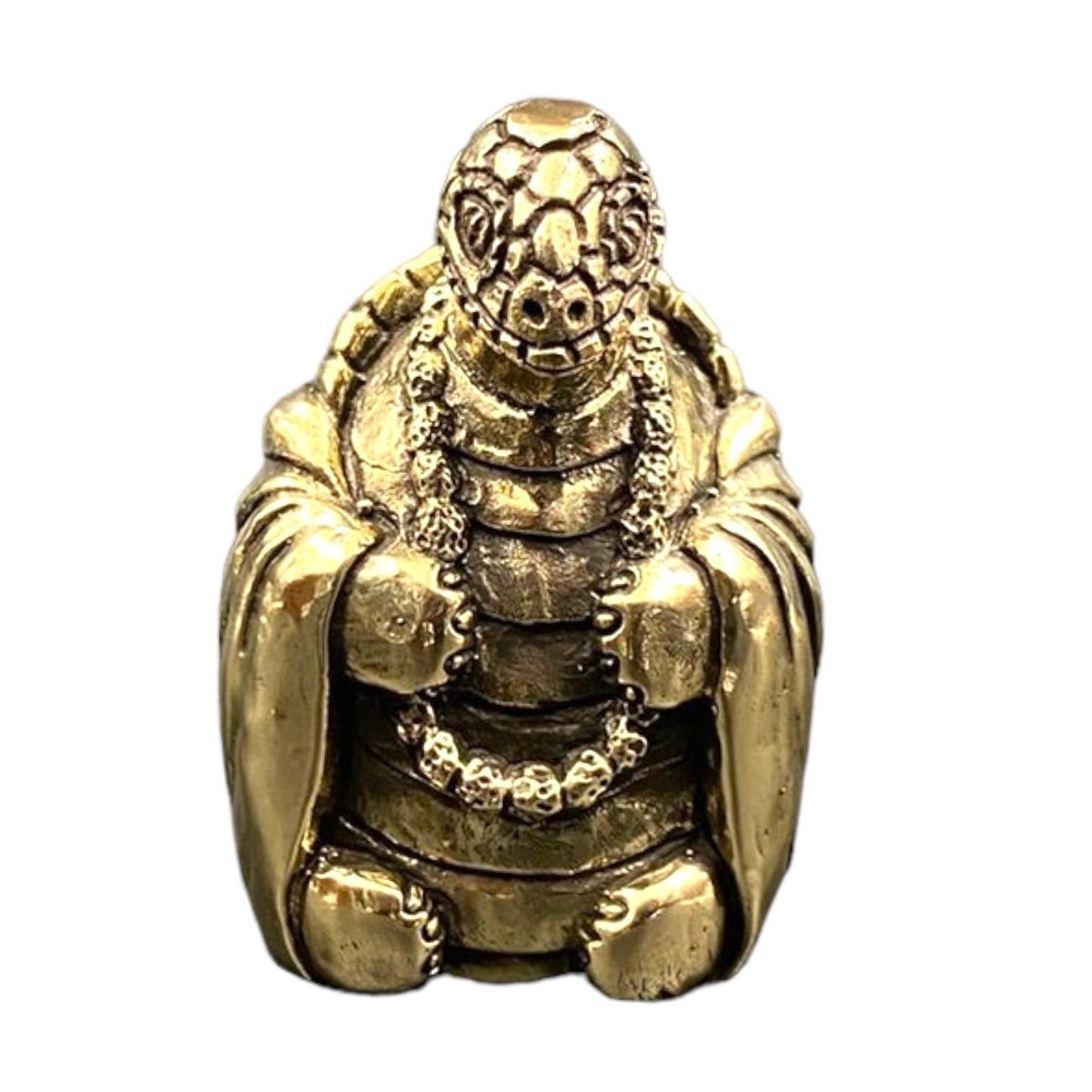 turtle monk, turtle and girrafe figurine