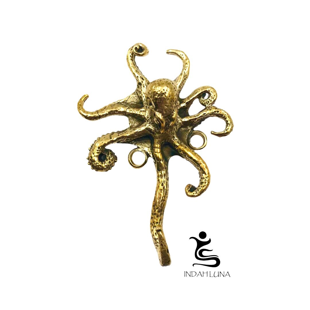Tiny Decorative Brass Hook
