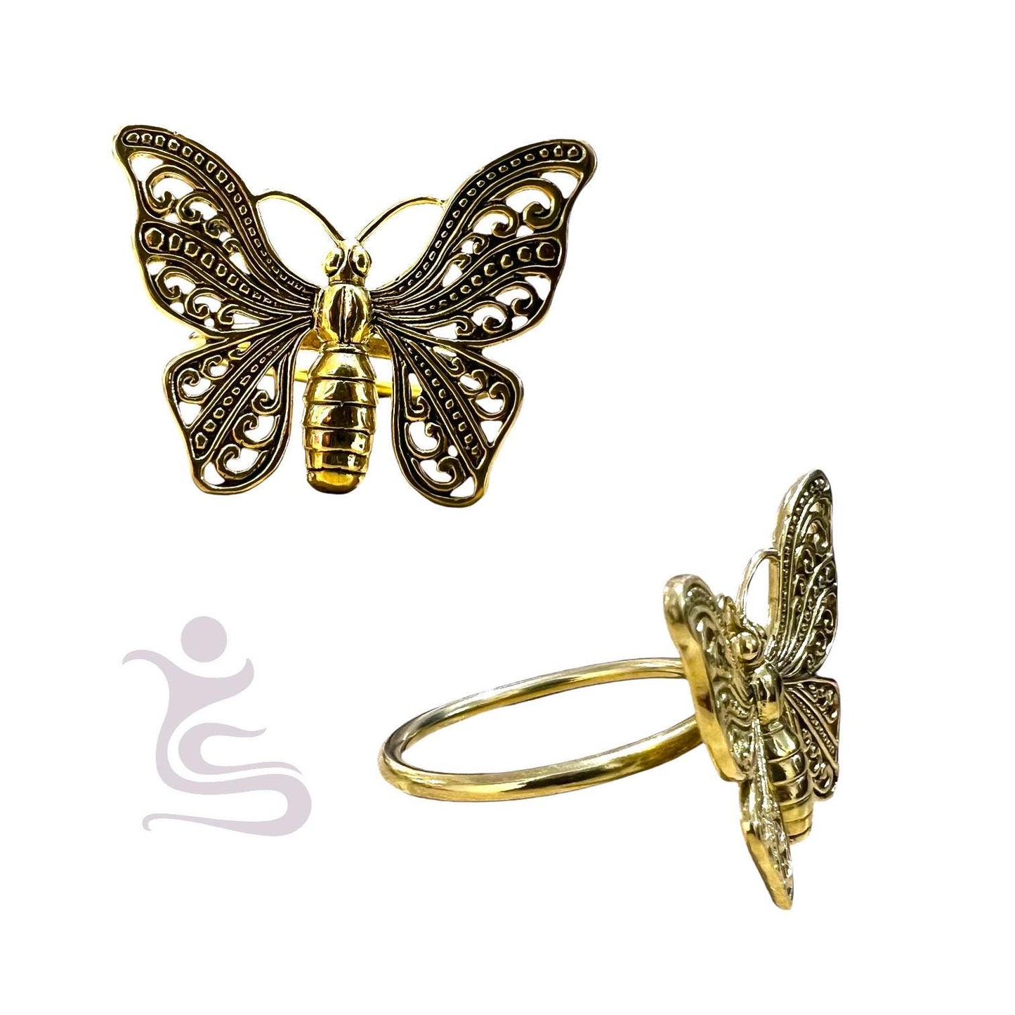 Intricates Brass Napkin ring