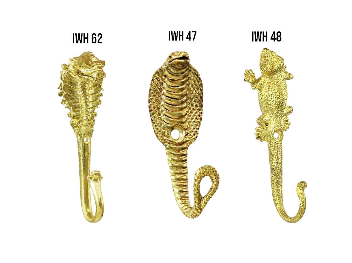REPTILE Brass Hook