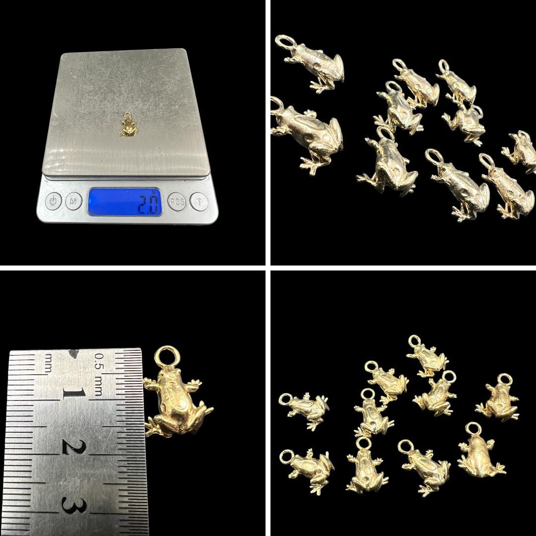 10 pcs brass charm stingray